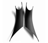 HDSNWG poignée porte Accessoires D'intérieur De Voiture, Couvercle De Poignée De Porte Intérieure Pour BMW Série 3 4 F30 F31 F32 F33 F34 F36 F80 F82 12-19(Black Rear 2pcs)