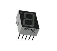 HDSP-5503 Afficheur: LED 7-segments 14,22mm 0,56" Nbr.indic: 1 rouge BROADCOM (A