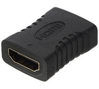 HDSupply X-HA040 HDMI Femelle vers HDMI Adaptateur Femelle (Plaqué Or, FullHD, 1080p) Noir
