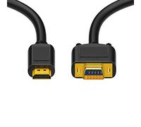 HDSupply X-HC110-030 Câble HDMI / VGA 1080P, HDMI-A mâle vers VGA mâle, contacts plaqués or, 3.00m, noir