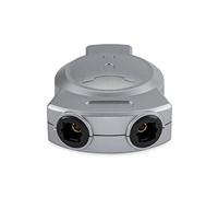 HDSupply X-TS030 Distributeur double pour audio optique-numérique 1 prise Toslink vers 2 prises Toslink, professionnel, argent