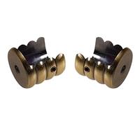 HDTL Accessoires pour Tringles à Rideaux Ø 16mm Laiton Antique Ø 16mm Support Naissance (L+R)