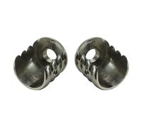 HDTL Accessoires pour Tringles à Rideaux Ø 25mm Acier Inoxydable Ø 25mm Support Naissance (L+R)