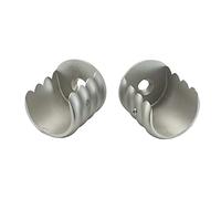 HDTL Accessoires pour Tringles à Rideaux Ø 25mm Gris Mat Ø 25mm Support Naissance (L+R)