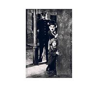 HDTS Poster classique du film The Kid 1921 sur toile - Décoration murale - Pour salon, chambre à coucher - Sans cadre : 30 x 45 cm