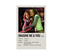 HDTS Poster vintage sur toile « Imagine Me And You » - Décoration murale pour salon, chambre à coucher - Sans cadre : 40 x 60 cm