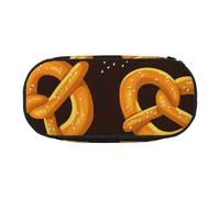 HDTVTV Bretzel de Dessin animé Trousse à Crayons, étui à stylos, Sac à Crayons Portable avec Fermeture éclair, Trousse à cosmétiques