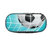 HDTVTV But de Football Gagner au Football Trousse à Crayons, étui à stylos, Sac à Crayons Portable avec Fermeture éclair, Trousse à cosmétiques