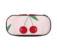 HDTVTV Feuille de Cerisier Rose Rouge Trousse à Crayons, étui à stylos, Sac à Crayons Portable avec Fermeture éclair, Trousse à cosmétiques
