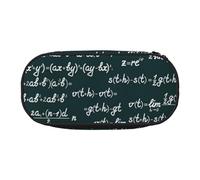 HDTVTV Modèle de formules mathématiques manuscrites Trousse à Crayons, étui à stylos, Sac à Crayons Portable avec Fermeture éclair, Trousse à cosmétiques