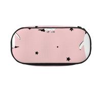 HDTVTV Pingouins Étoiles Oiseau de mer Trousse à Crayons, étui à stylos, Sac à Crayons Portable avec Fermeture éclair, Trousse à cosmétiques