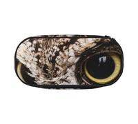 HDTVTV Tête de Hibou Trousse à Crayons, étui à stylos, Sac à Crayons Portable avec Fermeture éclair, Trousse à cosmétiques