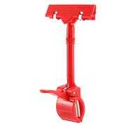 Hduacuge 17cm marchandise de détail signe carte prix titulaire clip - rouge