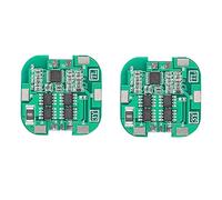 Hduacuge 2 PièCes 4S BMS 8A 14.8V 18650 -ION Lithium Battery Charge Board Balayeuse Solaire Lithium Battery Protection Board