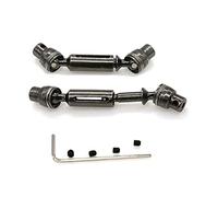 Hduacuge 2 PièCes Arbre D'EntraîNement en MéTal CVD pour D12 C14 C24 B14 B36 B24 MN D90 MN99S MN-90 TéLéCommandéE Voiture Mise à Niveau PièCes Accessoires