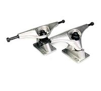 Hduacuge 2 PièCes SéRies 6,25 Pouces Argent Surf Planche à roulettes Camions Patin de Surf Planche à roulettes Camion Poisson Planche Longue Planche de Direction Support