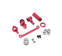 Hduacuge 5 Pièces 1 Ensemble d'embrayage de Direction Asservissement de Direction Servo PièCes de Mise à Niveau ComplèTes pour 144001 1/14 Voiture RC, Rouge