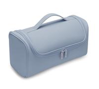 Hduacuge Boîte de Sèche-Cheveux Portable à Crochet Caché, Sac à Outils de Coiffure Antidérapant, Sac de Rangement Étanche de Grande Capacité Bleu