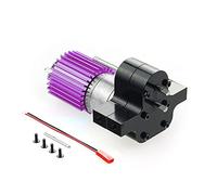 Hduacuge BoîTe de Vitesses de BoîTe de Vitesses de Moteur en MéTal 370 pour PièCes de Mise à Niveau de Voiture TéLéCommandéE C14 C24 B24 B36 MN D90 D99 MN99S, Noir