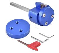 Hduacuge Coupe-Tuyau Interne en PVC, Coupe-Tuyau Interne à PoignéE Hexagonale 1/4 Pouces (Lame de Scie 32 Mm X 3, Lame de Scie 44 Mm X 1)