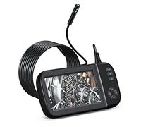 Hduacuge Endoscope Industriel à Double Objectif Caméra D'Inspection Endoscope à Écran de 4,5 Pouces Endoscope Industriel avec Caméra Étanche (Câble de 16,5 Pieds)