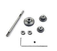 Hduacuge Engrenage de Transmission en MéTal avec Engrenages en Acier de BoîTe de Vitesses à D pour D12 1/10 TéLéCommandéE Accessoires de PièCes de Mise à Niveau de Voiture