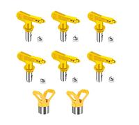 Hduacuge Ensemble de Buses de Peinture Air, Embouts de PulvéRisation RéVersibles Embouts de Buse de PulvéRisateur de Peinture Air PièCes de PulvéRisation de PulvéRisateur Air