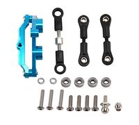 Hduacuge Ensemble de Direction à Manivelle à Roulement à Billes en Alliage D'Aluminium pour TT02-02 TT02D -02D 1/10 Accessoires de PièCes de Mise à Niveau de Voiture RC