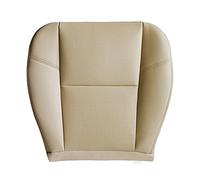Hduacuge Housse de Siège Inférieure de Coussin de Siège en Cuir PU Côté Conducteur de Voiture pour Escalade 2007-2014 Beige