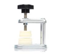 Hduacuge Lot de 13 pièces pour boîtier de montre en verre de montre avant côté arrière couvercle de boîtier vis presse presse fermeture kit de réparation d'horloger, argenté