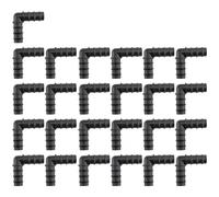 Hduacuge Lot de 25, Coude à 90 DegréS 1/2 Pouce, Raccord Pex à Sertir Cannelé, Raccords Pex en Plastique, (Coude 1/2 Pouce, 25 PièCes)