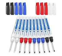 Hduacuge Marqueur à Trou Profond 10 PièCes, Marqueur Multi-Usages à Longue PortéE, Outil de Marquage de Verre, MéTal, Plastique, Menuiserie