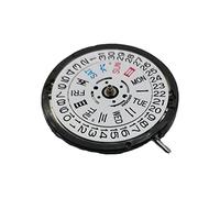 Hduacuge Mouvement de Montre NH36A/NH36 Mouvement Mécanique Automatique de Haute Précision à Double Calendrier à Trois Aiguilles Au Lieu des Accessoires 7S36
