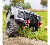 Hduacuge Pare-Chocs en MéTal pour MN D90 D91 D96 MN90 MN99S 1/12 Accessoires de PièCes de Mise à Niveau de Voiture RC, Noir