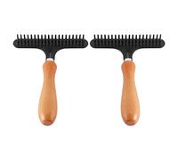 Hduacuge Râteau à Moquette 2 Pièces Râteau à Moquette Râteau à Moquette, Nettoyeur de Cheveux Adapté Aux Tapis et Moquettes