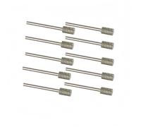 HDUNGM Fraises diamantées cylindriques de 0,5 à 8 mm, Tige de 2,35 mm, Outil Rotatif for Pierre, Jade, Pierres précieuses, 1/5/10 pièces