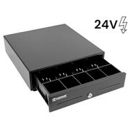 HDWR HD-KER33-24V Tiroir-caisse RJ12 bobine 24 V, trois modes d'ouverture | Monnayeur extractible, connexion à l'imprimante de tickets, acier épais, pour point de vente