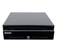 HDWR HD-KER41 Tiroir-Caisse Durable et économique 41x42x10 cm, Acier épais, 5 Compartiments à Billets et 8 Compartiments à Pièces, Compartiment à Pièces Extractible