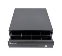 HDWR HD-KR35 Tiroir-Caisse Solide et élégant, Insert Remplaçable, Compartiment Coulissant, Acier Laminé à Froid, Prise RJ12, 35 x 40,5 x 9 cm