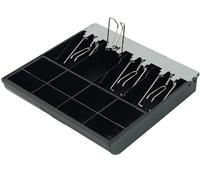 HDWR HD-WS35 Rangement pour Tiroir-Caisse, Boutons-Pression pour Billets, Loquets en Cier Inoxydable, Réglage de la Largeur, Casier Sous le Compartiment à Pièces