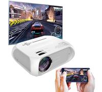 HDWR picturePRO MR200, Full HD, Projecteur Multimédia avec Miracast, Portable, Contraste Élevé, Connectivité Multiple, Partage d'Écran, Haut-Parleur Intégré