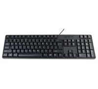 HDWR typerCLAW-PC100 Clavier Filaire Noir Ergonomique et Durable, Multimédia, Pavé Numérique, USB 3.0, Plug&Play pour Windows