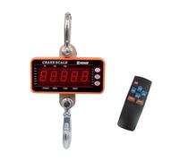 HDWR wagPRO-H1500 Balance à Crochet, Crochet 1500 kg/3300 lb, Précision +/- 200 g/ 7 oz, Affichage Digital, Fonctionnement Sans Fil, Cran de pause, Tare de La Balance, Changement d'unité