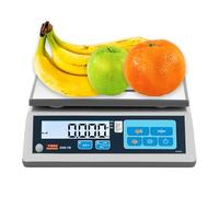 HDWR wagPRO-S30L Balance Commerciale Légalisée Jusqu'à 30 kg, Balance Alimentaire de Haute Précision, écran LCD, Balance électronique, Précise, Portable