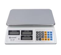 HDWR wagPRO-S40 Balance commerciale 40 kg avec calcul de prix, 3 écrans