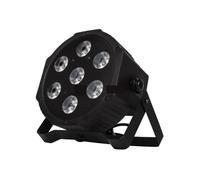 HDXAEW 1PC RGBW 4IN1 LED Par 7X12W Éclairage De Scène Professionnel Mélange De Couleurs Contrôleur Disco DJ Fête Piste De Danse Club Wash Par pour diverses occasions