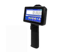 HDXAEW Imprimante Portable À Jet d'encre P18 for T-Shirts, 12.7mm, Code À Barres QR, Code De Lot, Date, Numéro, Logo, Date D'expiration, Étiquette, Bureau sur Toutes Les Surfaces(with 1 Ink)