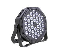 HDXAEW Lumière de scène plate à LED RVB 36 W avec télécommande, effet DJ Disco Party Mariage Vacances Bar Club Décoration Spectacle Lampe Famille pour diverses occasions
