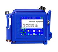 HDXAEW Mini imprimante à Jet d'encre Portable, Date de Production, Code QR, Machine d'impression d'étiquettes, Bouteille en Plastique sur Toutes Les Surfaces(1 Printer-1 HD Ink)