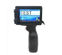 HDXAEW Mini imprimante à Jet d'encre Thermique Portable, 28 Langues, 12.7MM, Code à Barres QR, Date d'expiration, étiquette de Logo sur Toutes Les Surfaces(Printer 1 Cartridge)